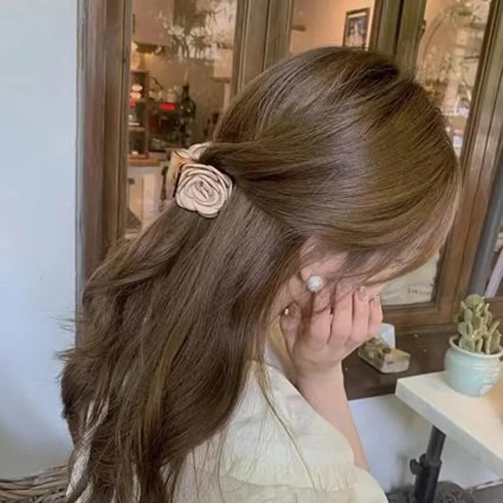 Roses Hair Claw Clips Set of 2